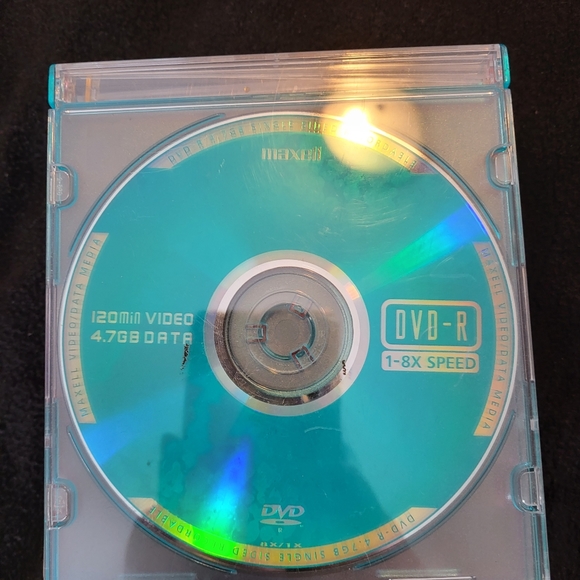 DVD-R Maxell unused 10 pack 4.7 GB data or 120 min video blank DVDs 1-8x speed - Picture 3 of 3